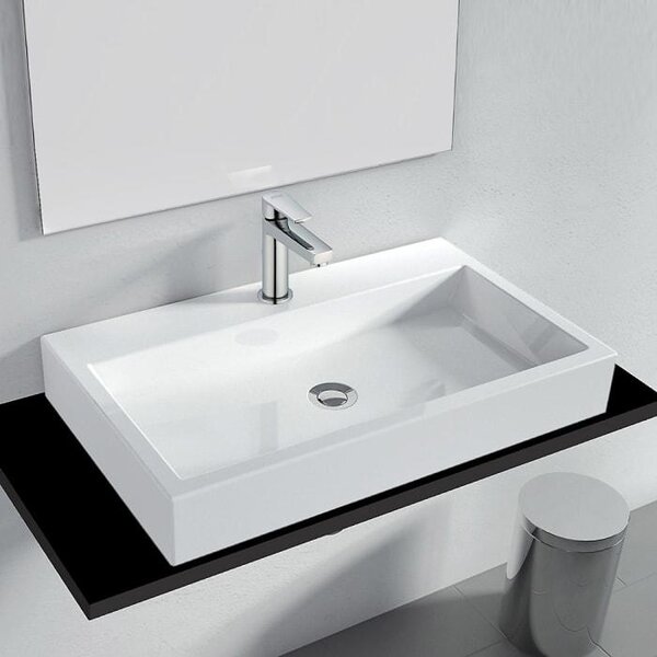 Lavabo da appoggio, modello Architekt 200, dimensioni 70 x 42 cm
