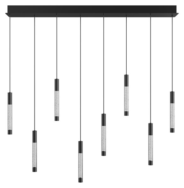 Lampada a sospensione - nero - Alisio - vetro metallo - lampada di design - LED - 4581ZW - Steinhauer