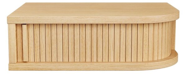 Comodino colore naturale con effetto rovere Farsta – Woodman