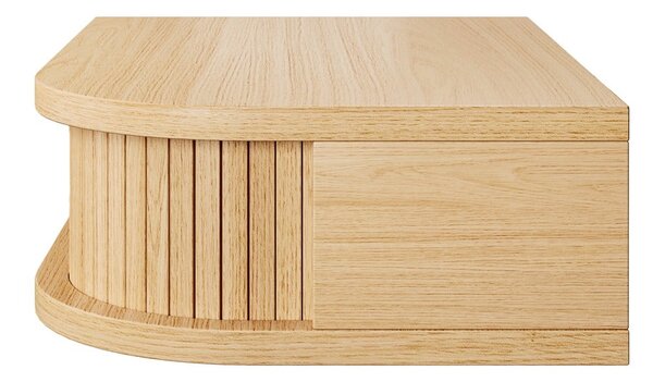 Comodino colore naturale con effetto rovere Farsta – Woodman