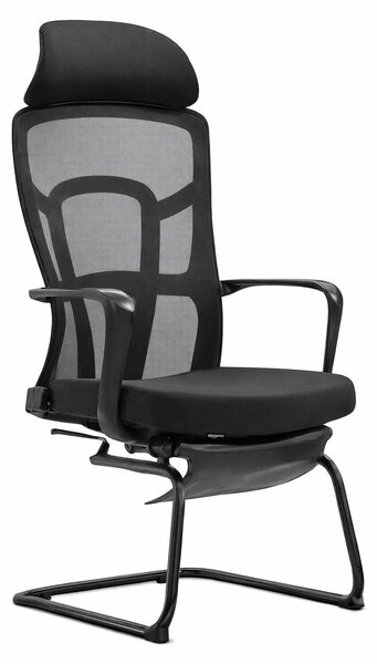 Sedia da ufficio ergonomica con schienale in rete e seduta regolabile