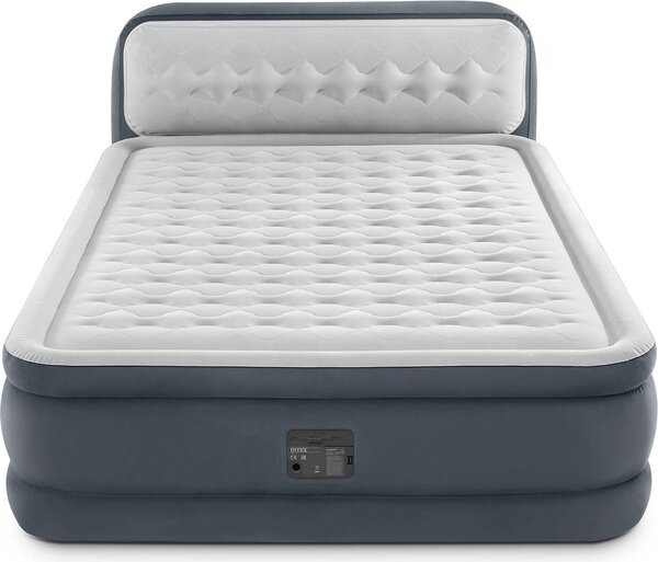 Intex Ultra Plush letto ad aria con pompa | testiera | letto matrimoniale | 236x152x86