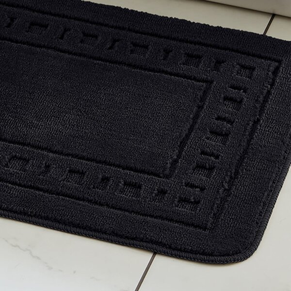 Set di tappetini per il bagno neri 2 pz per WC 50x80 cm Armoni – Catherine Lansfield