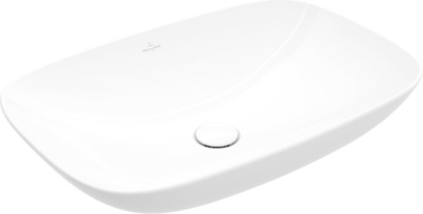 V&B V&B lavabo da appoggio Loop& Friends 56x38cm, c lavello, P nero C-plus, rettangolare