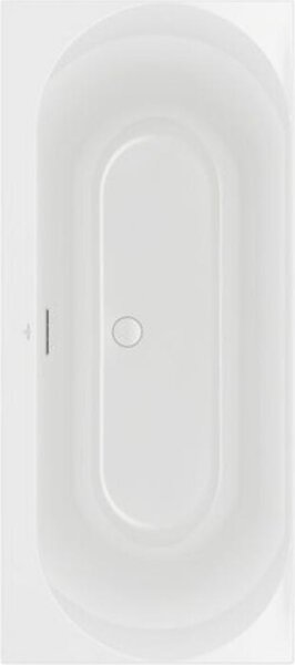V&B V&B vasca ad angolo Duo LOOP& FRIENDS 180x80cm, interno ovale, bianco