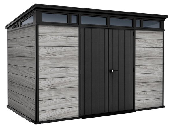 Pent Signature, casetta da giardino, dimensioni 11 x 7, colore grigio antracite