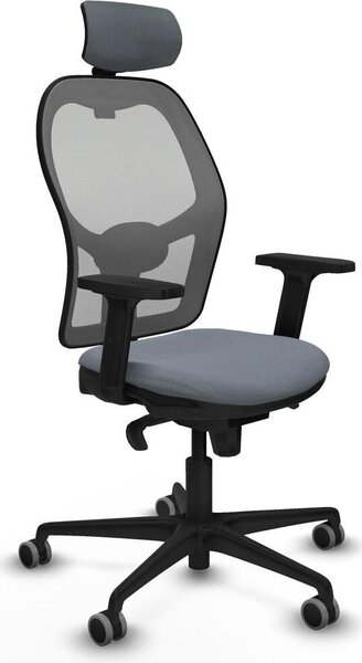Sedia da ufficio con poggiatesta Piqueras y Crespo 2D036G2 Grigio