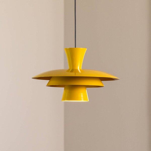 Lampada a sospensione Plato Luminex, dimmerabile, Giallo / Arancione, Soggiorno / Sala da pranzo, Metallo, Moderno, Lampada a sospensione