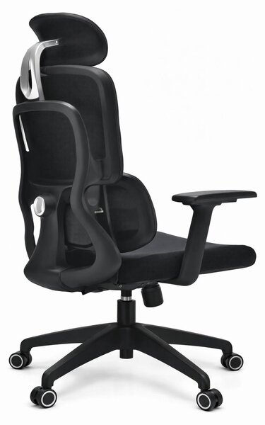 Sedia da ufficio ergonomica con poggiatesta e braccioli regolabili