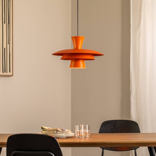 Lampada a sospensione Plato Luminex, dimmerabile, Giallo / Arancione, Soggiorno / Sala da pranzo, Metallo, Moderno, Lampada a sospensione