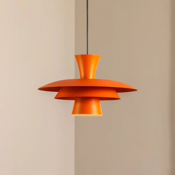 Lampada a sospensione Plato Luminex, dimmerabile, Giallo / Arancione, Soggiorno / Sala da pranzo, Metallo, Moderno, Lampada a sospensione