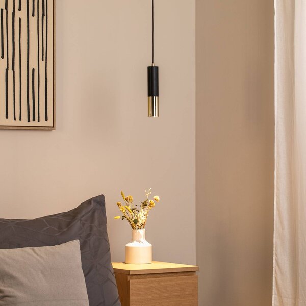 Lampada a sospensione Orino Domiluce, dimmerabile, Ottone / Oro, Soggiorno / Sala da pranzo, Metallo, Moderno, Lampada a sospensione