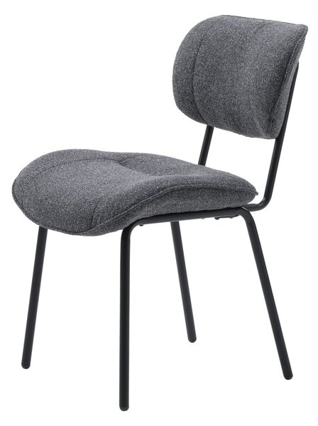 Sedia da pranzo grigio scuro Buffalo - Unique Furniture