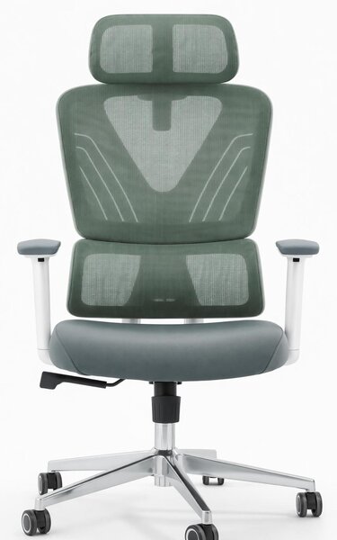 Sedia da ufficio ergonomica con schienale in rete e braccioli regolabili