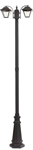 Candelabro, alluminio nero, H 232 cm, VT-847