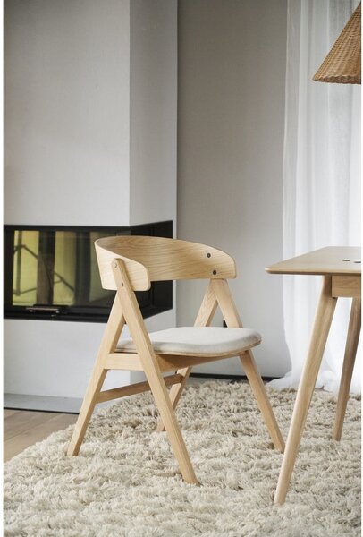 Set di 2 sedie da pranzo in colore naturale Waterton - Rowico