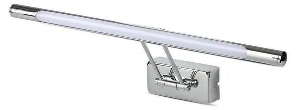 Applique LED VT-7009 cromata 8W, bianco caldo, 380 lm, metallo, dimensioni: 4,5 x 45,5 x 19 cm, IP20, V-TAC