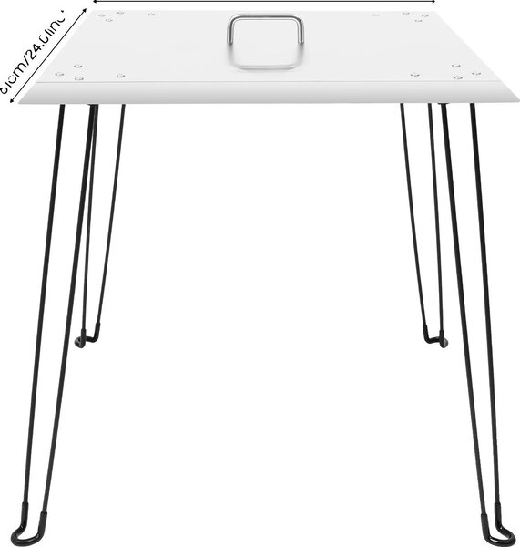 Scudo termico per braciere, gambe pieghevoli, design portatile, argento