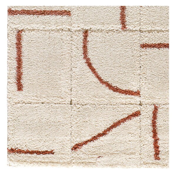 Tappeto color mattone/color crema 160x230 cm Brenda – Universal