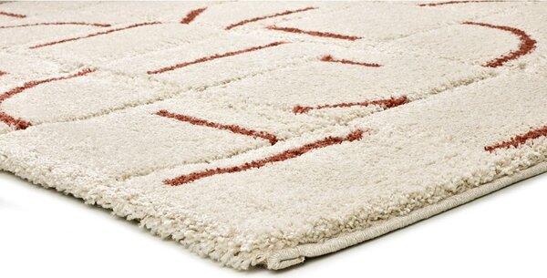 Tappeto color mattone/color crema 160x230 cm Brenda – Universal