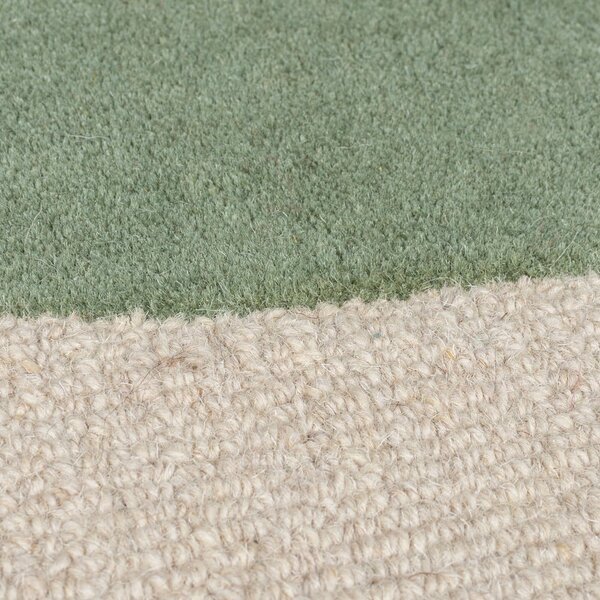 Tappeto verde in lana tessuto a mano 120x170 cm Glow Green & Blue – Flair Rugs