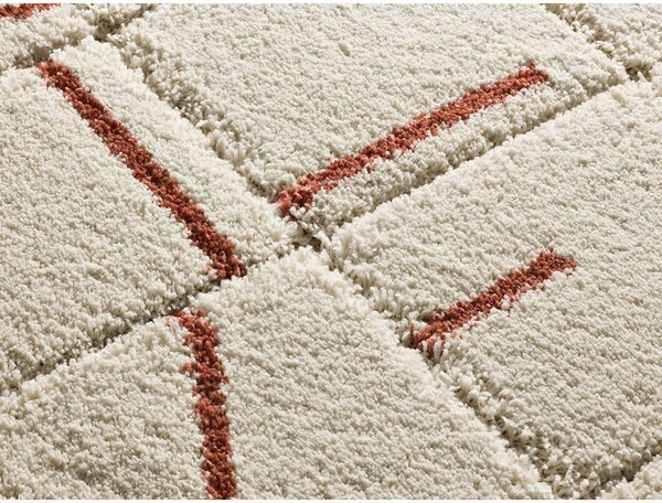 Tappeto color mattone/color crema 160x230 cm Brenda – Universal