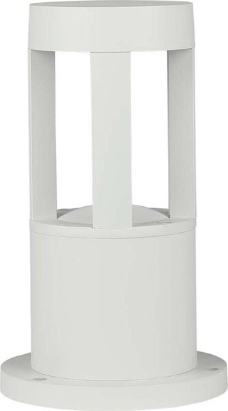 Lampada da terra a LED, per esterni, alluminio, bianco, IP65, H 25cm