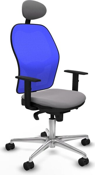 Sedia da ufficio con poggiatesta Jorquera Piqueras y Crespo 1D086N1 Grigio