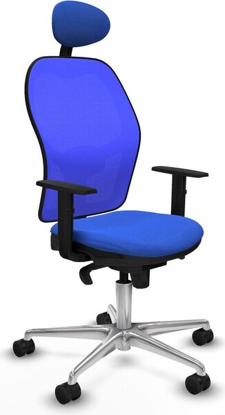 Sedia da ufficio con poggiatesta Jorquera Piqueras y Crespo 1D086N1 Blu