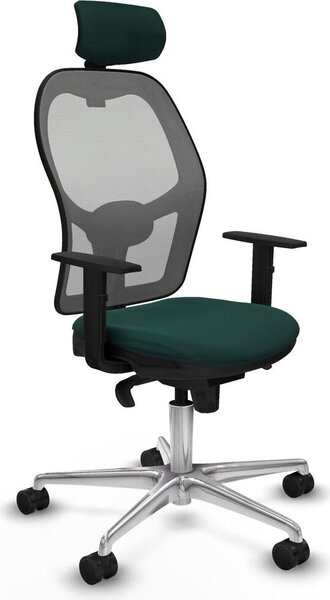 Sedia da ufficio con poggiatesta Jorquera Piqueras y Crespo 1D086N2 verde