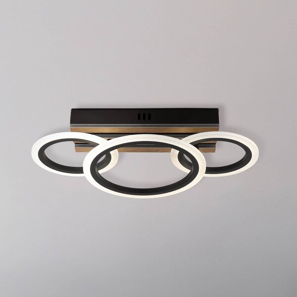 Globo Plafoniera a LED Blevins, dimmerabile, Nero, Soggiorno / Sala da pranzo, Metallo, Moderno, Plafoniera LED
