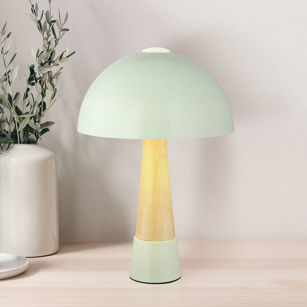 Globo Lampada da tavolo Paulin, Verde, Camera da letto, Metallo, Scandinavo, Lampada da tavolo