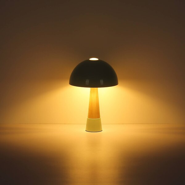 Globo Lampada da tavolo Paulin, Verde, Camera da letto, Metallo, Scandinavo, Lampada da tavolo