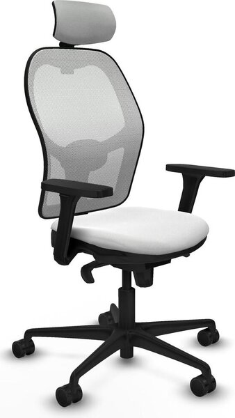 Sedia da ufficio con poggiatesta Piqueras y Crespo 3D036N2 Bianco