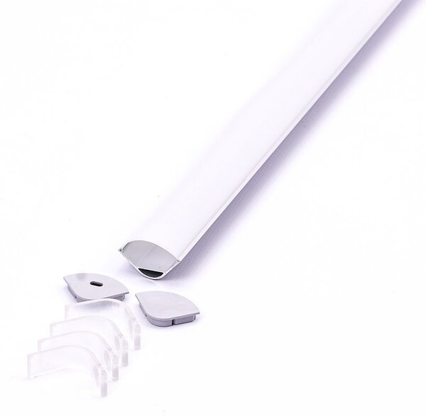 Strisce LED - kit di montaggio argento - IP20
