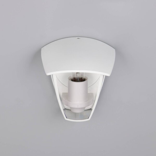 Trio Lighting Applique da esterni VENTA, dimmerabile, Bianco / Opale, Alluminio, Applique da esterni