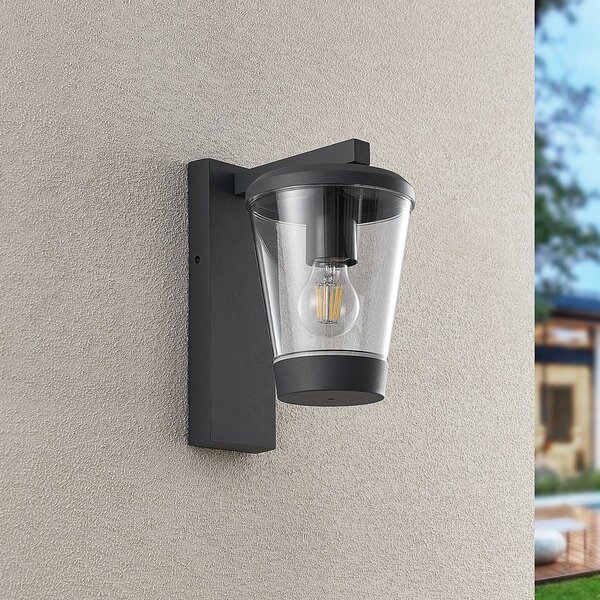 Trio Lighting Applique da esterni CAVADO, dimmerabile, Nero, Alluminio, Moderno, Applique da esterni