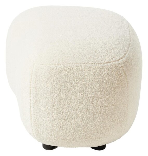 Pouf in teddy Alba