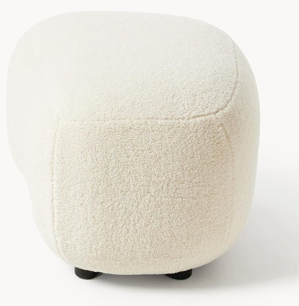 Pouf in teddy Alba