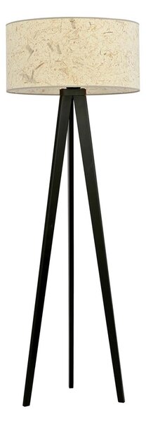 Piantana Moderno Drago Acciaio Nero 1 Luce E27 Ip20