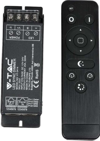 Striscia LED V-TAC - Accessori - Comandi - Telecomando 14 tasti - IP20