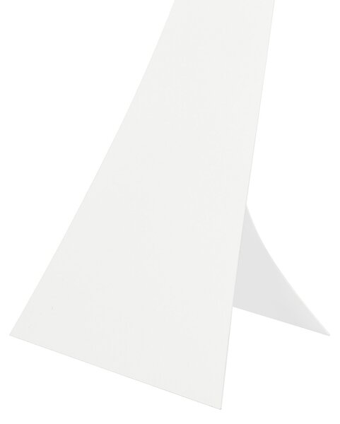 Piantana Contemporaneo Indra Acciaio Nero Bianco 1 Luce E27 Ip20