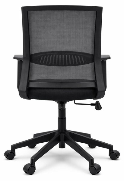 Sedia da ufficio ergonomica con schienale a rete, braccioli e regolazione dell'altezza