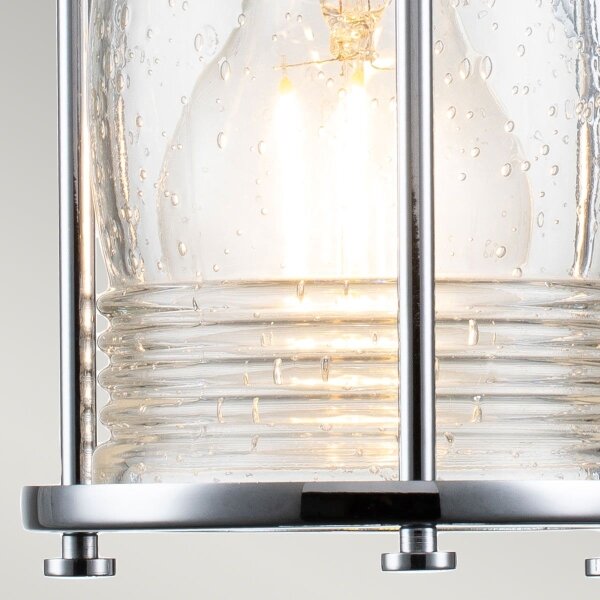 Quintiesse QN-ASHLANDBAY1-PC-BATH - Applique da esterno ASHLAND BAY 1xE27/60W/230V IP44