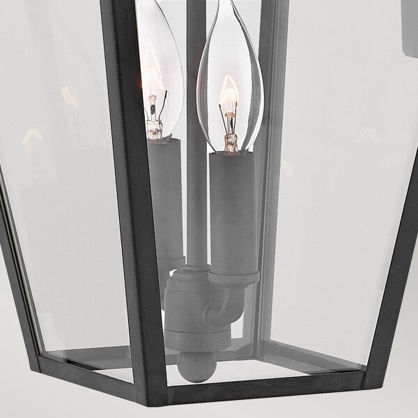 Quintiesse QN-ALFORD-PLACE2-M-MB - Lampada da parete per esterni ALFORD M 2xE14/40W/230V IP44