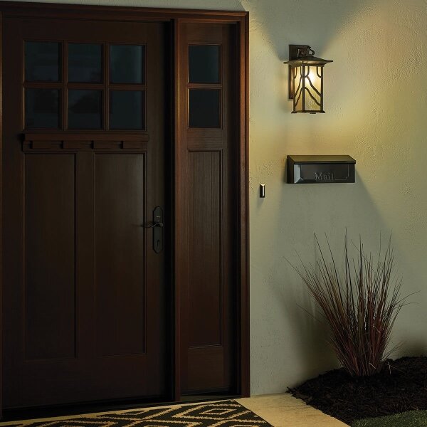 Quintiesse QN-MORRIS-L - Lampada da parete per esterni MORRIS L 1xE27/60W/230V IP44 bronzo