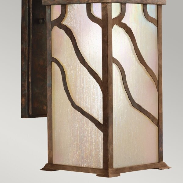 Quintiesse QN-MORRIS-L - Lampada da parete per esterni MORRIS L 1xE27/60W/230V IP44 bronzo