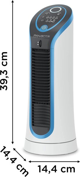 Rowenta Ventilatore a Colonna Torre senza Pale 3 Velocit Oscillante con Timer Flusso d'Aria 3D - VU6210 Eole Compact