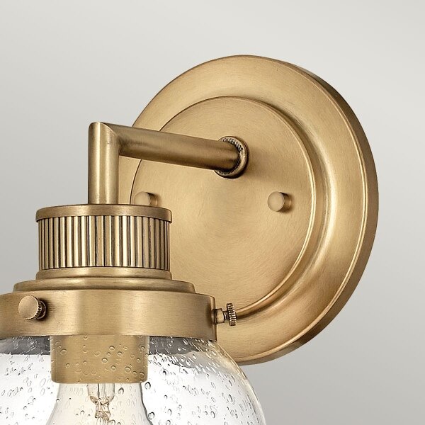Quintiesse QN-POPPY1-HB-BATH - Applique da bagno POPPY 1xE27/60W/230V IP44 dorata