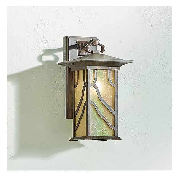 Quintiesse QN-MORRIS-L - Lampada da parete per esterni MORRIS L 1xE27/60W/230V IP44 bronzo